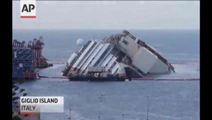 NEWS : vidéo timelapse du redressement du costa concordia