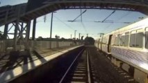 Dramatic CCTV: Commuter narrowly escapes being hit by train