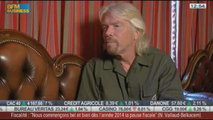 Sir Richard Branson, président-fondateur de Virgin, dans l'invité de BFM Business - 18/09