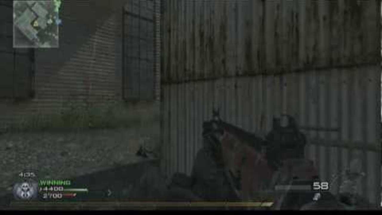 Who says you need stopping power! MW2 underpass 41 for 8 :-)