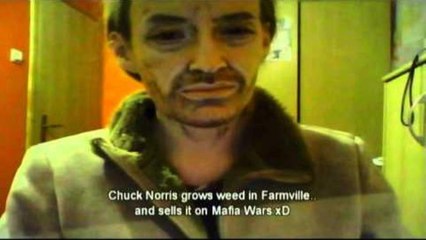 CHUCK NORRIS make up TRANSFORMATION