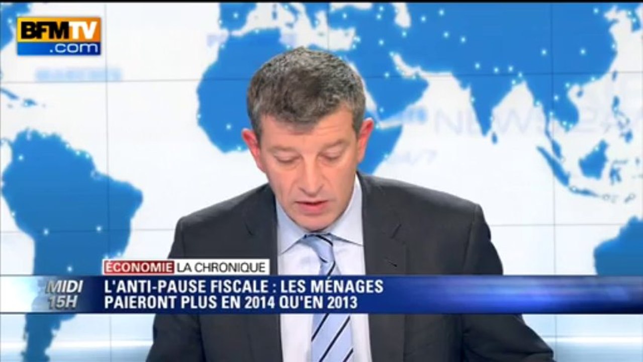Chronique éco de Nicolas Doze: les ménages paieront plus d'impôts en 2014 - 18/09