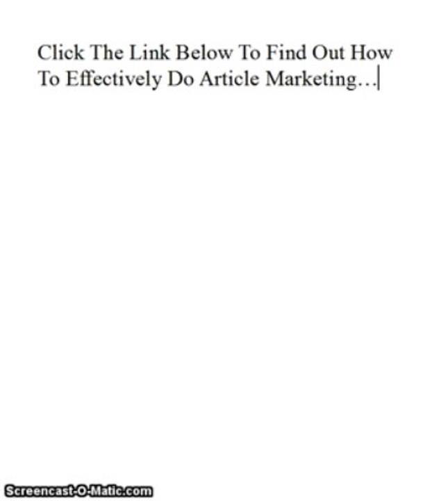 3 Article Marketing Tips You Can Use To Get Free Leads And Sales For Your Business