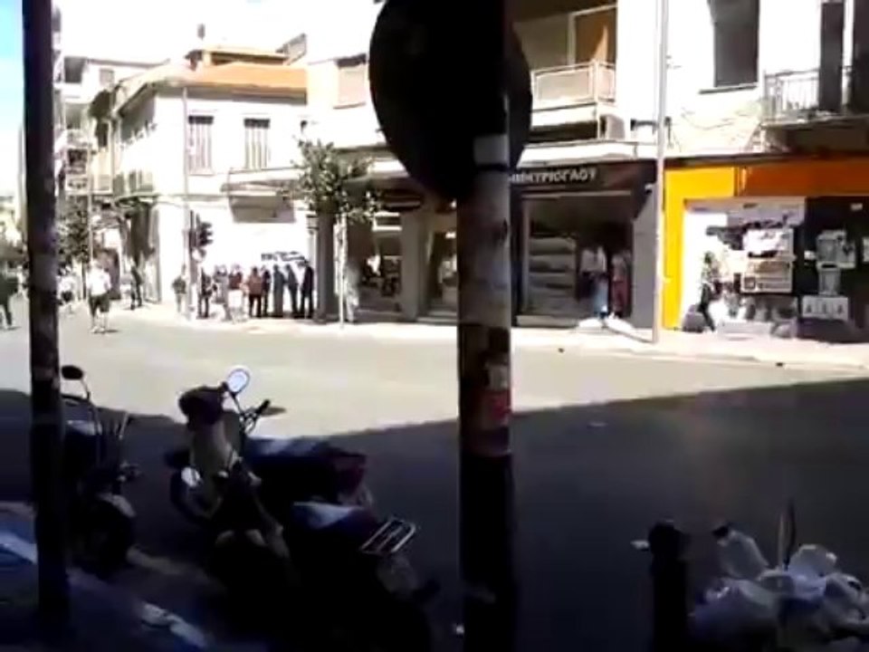 Επεισόδια σε πορεία στην Πάτρα
