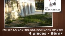 Vente - maison - LA BASTIDE DES JOURDANS (84240)  - 86m²