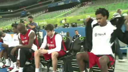 Euro de basket: dernier entraînement pour les Bleus