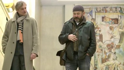 Vue sue les marches : Dirk Roofthooft et Kris Defoort