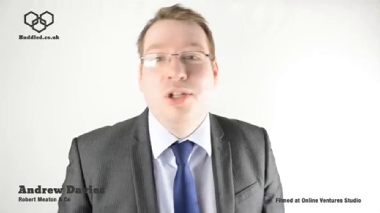 huddled interviews Andrew Davies from Robert Meaton & Co