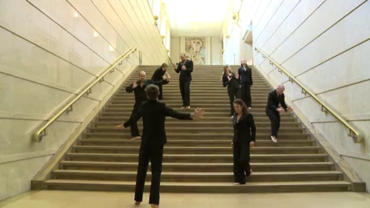 Vue sur les marches : Thomas Lebrun