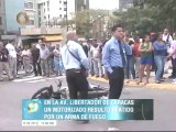 Asesinan a motorizado en plena avenida Libertador