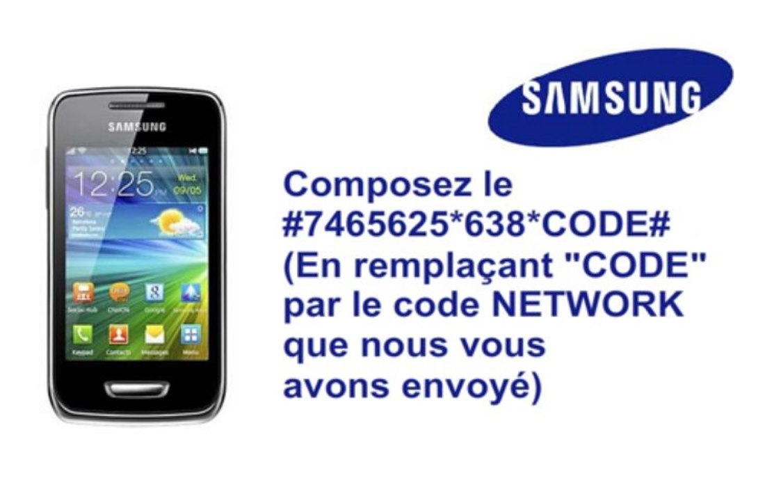 Deblocage Samsung Wave Y