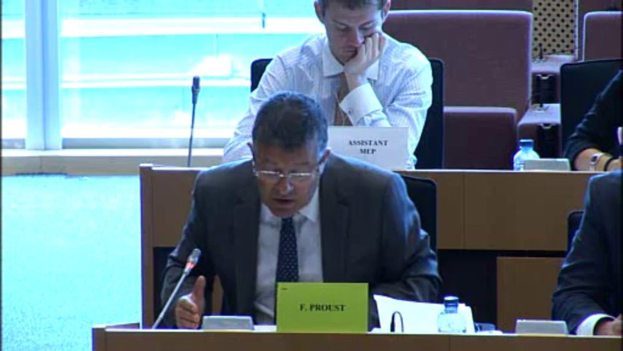 Franck Proust présente son projet de rapport CARS2020 avenir automobile européenne commission ITRE 18092013
