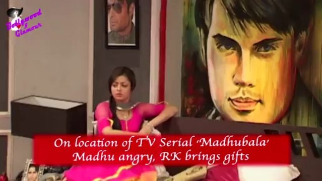 On location of TV Serial ‘Madhubala’- Madhu angry, RK brings gifts