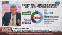 Christian Eckert, rapporteur général du budget à l'Assemblée Nationale, dans Le Grand Journal - 18/09 2/4