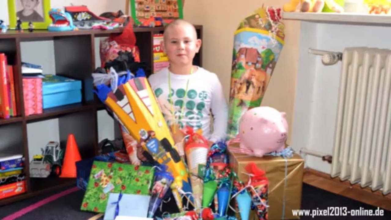 Schulanfang in Traunwalchen - Iven´s erster Schultag 2013