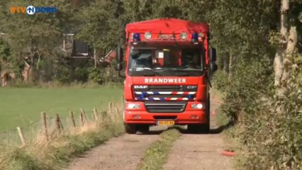 Brand in boerderij Tolbert onder controle - RTV Noord