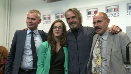 Jérémy Irons présente son documentaire "Trashed"sur la pollution