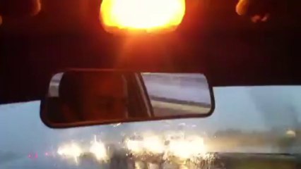 Heavy Rain at M2 Lahore Pakistan