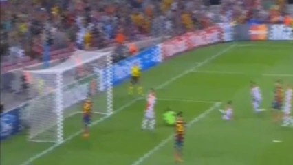 Lionel MEssi Second Goal ~ Barcelona 2-0 Ajax ~ 18-09-2013
