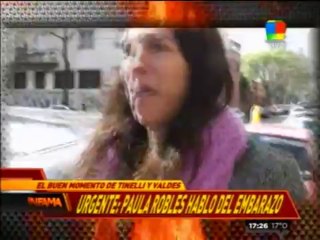 Download Video: Pronto.com.ar Paula Robles opina del embarazo Valdes