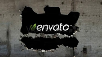 Demolition of The Walls Using a Machine Gun - After Effects Template