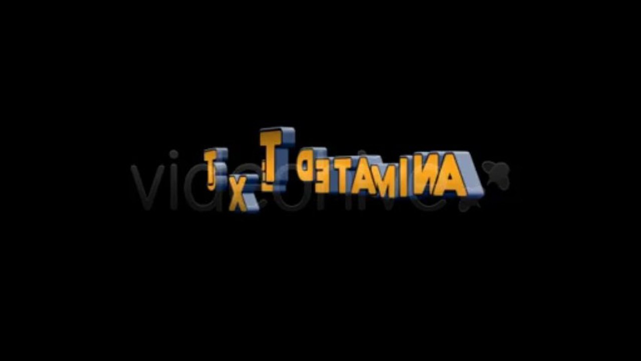 3D Animated Text - After Effects Template