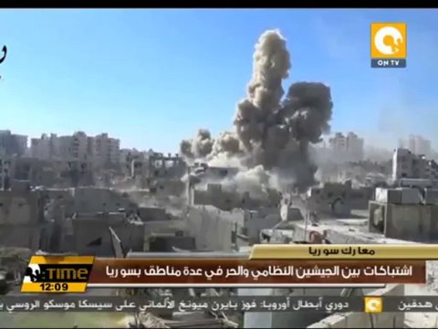 اشتباكات بين الجيشين النظامي والحر في عدة مناطق بسوريا