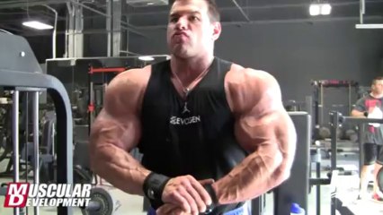 STEVE KUCLO -  ARMS WORKOUT  2.5 weeks out from his 2013 Mr. Olympia.
