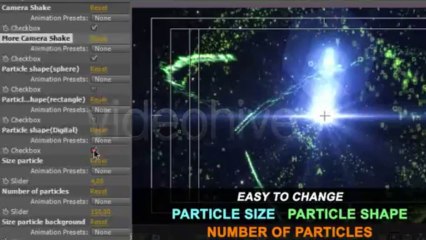 Particle Effect vol.3 (3 in 1) - After Effects Template