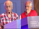 Ramesh Sippy and Mukesh Bhatt At Producers Guild Meet