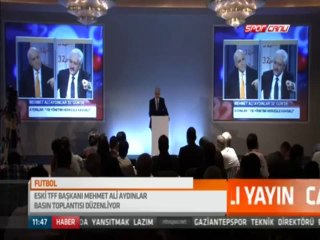 Mehmet Ali Aydınlar'ın Basın Toplantısı