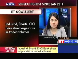 Sensex hits highest since January, 2011; Nifty gains 2.9%