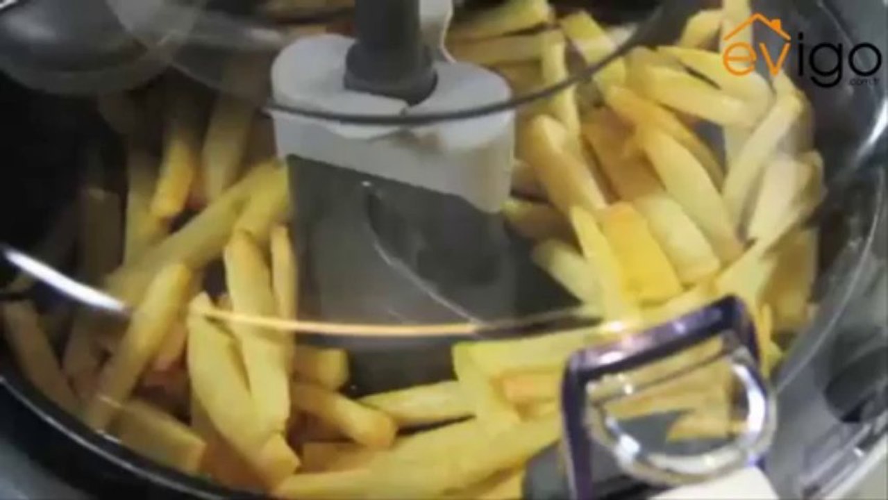 Tefal Actifry Fritöz - 1 Kaşık Yağ ile 1 Kg Çıtır Çıtır Patates Kızartması  - Dailymotion Video