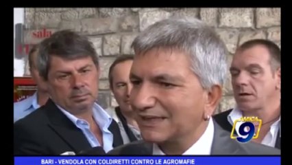 Bari | Vendola con Coldiretti contro le Agromafie