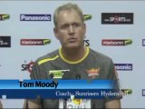 Sunrisers Hyderabad coach Tom Moody post match conference