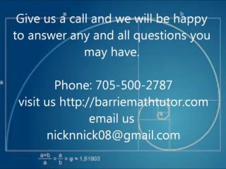 Affordable Barrie Math Tutor for All Levels 📚