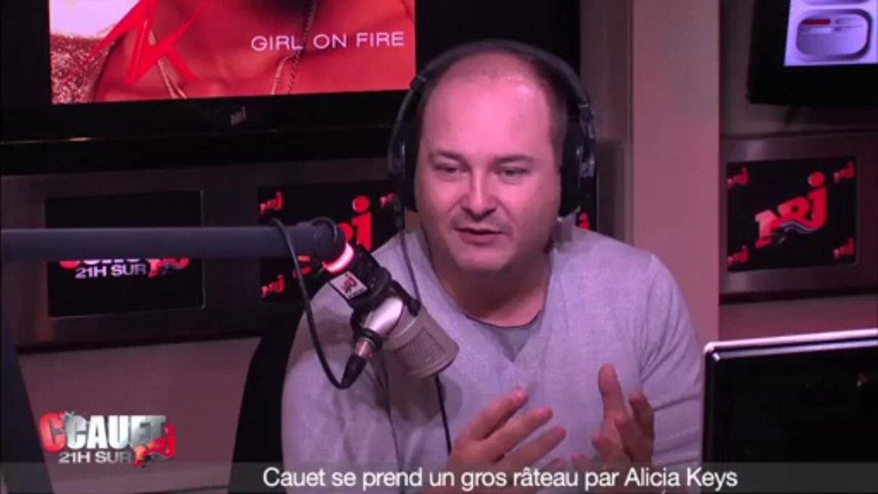 Cauet se prend un gros râteau par Alicia Keys - C'Cauet sur NRJ