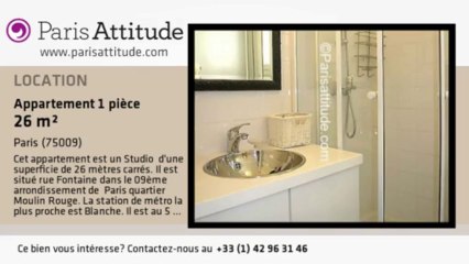 Appartement Studio à louer - Moulin Rouge/Pigalle, Paris - Ref. 3276