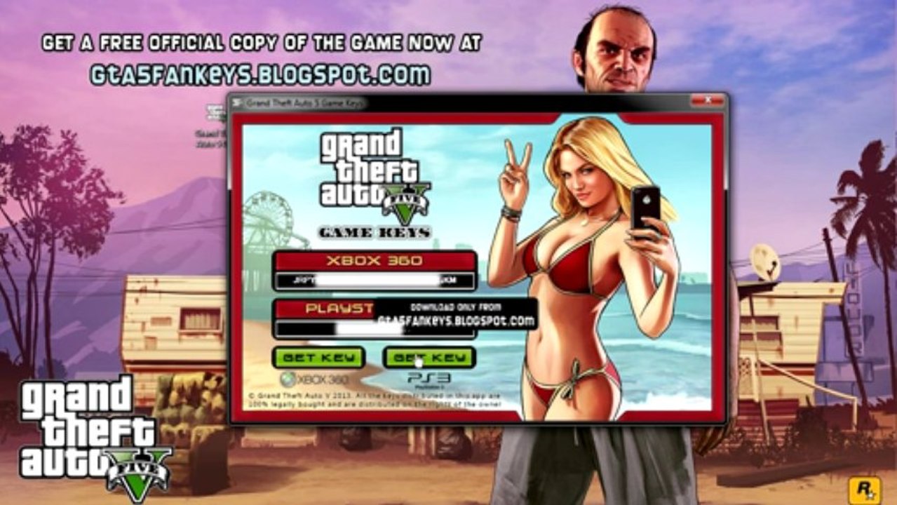 FR - GTA 5 (Grand theft auto V) PS3 Xbox 360 Keys Generateur GRATUIT (Free Full Download)