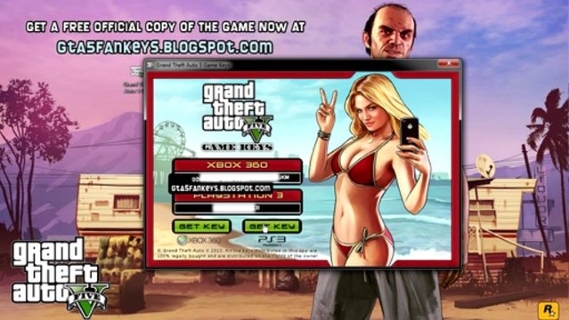 GRATUIT- Comment Avoir des GTA 5 (Grand theft auto V) PS3 Xbox 360 Keys Gratuit Generateur