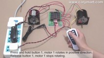8-Channel DC Remote Control Kit Controls 2 AC Motors