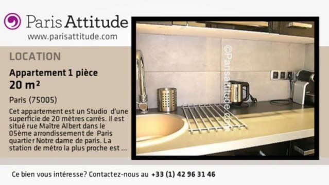 Appartement Studio à louer - Quartier Latin/St Michel, Paris - Ref. 4632