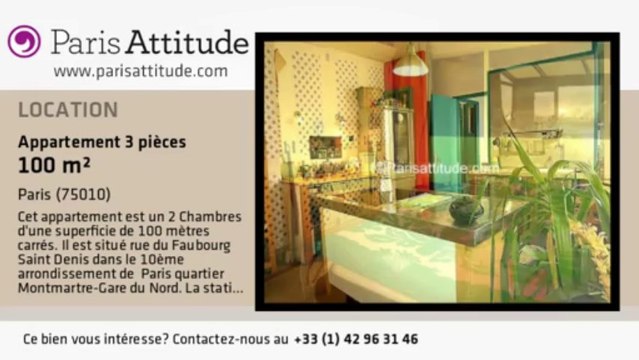 Appartement 2 Chambres à louer - Gare de l'Est/Gare du Nord, Paris - Ref. 4072