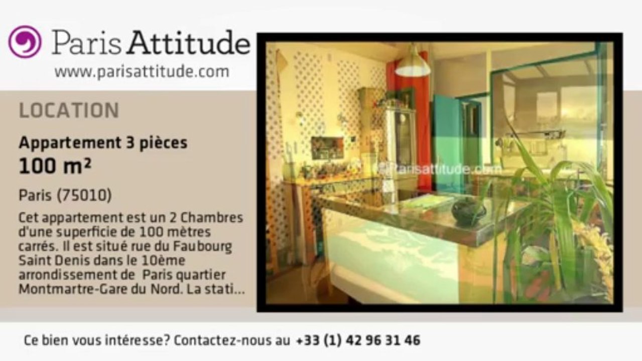 Appartement 2 Chambres à louer - Gare de l'Est/Gare du Nord, Paris - Ref. 4072