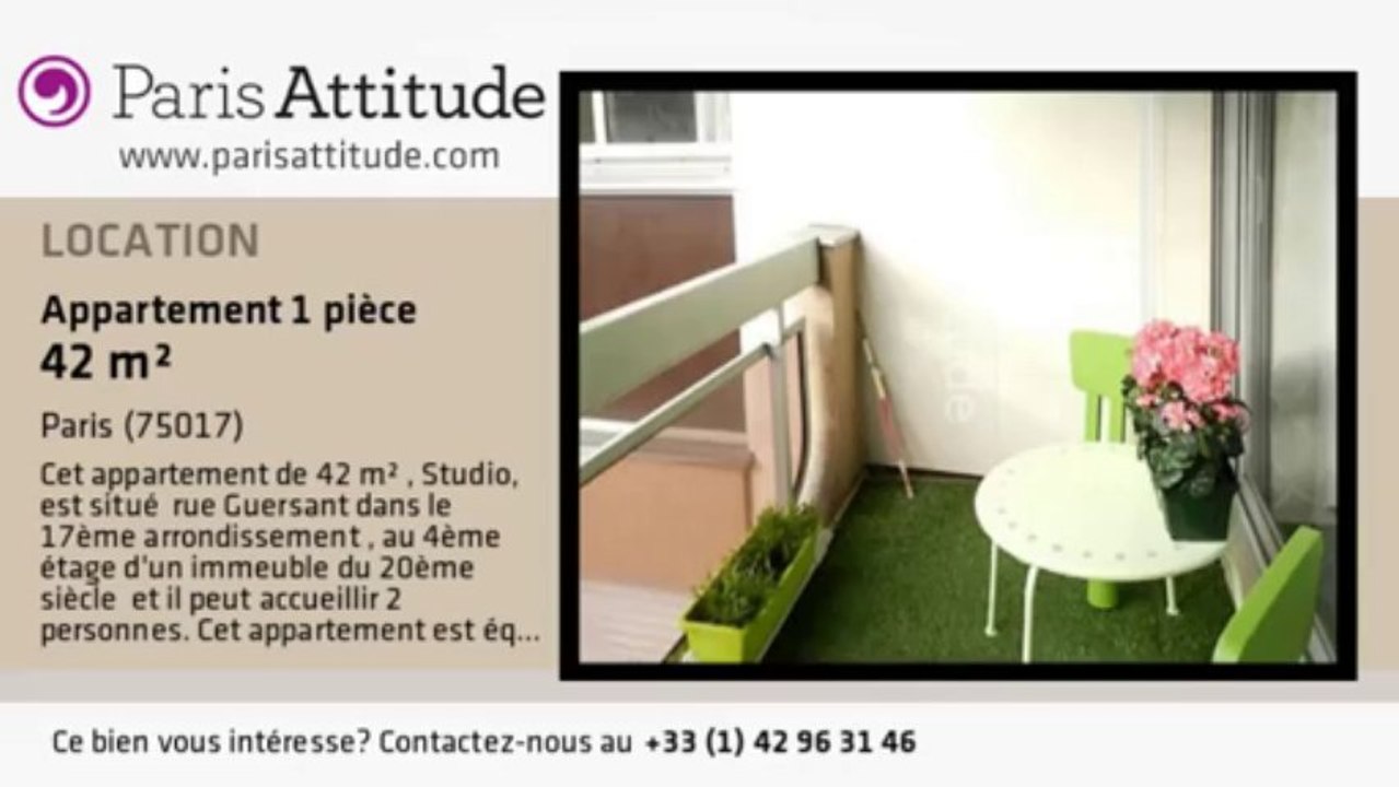 Appartement Studio à louer - Porte Maillot/Palais des Congrès, Paris - Ref. 8108