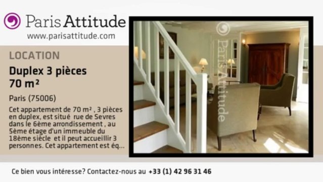 Duplex 2 Chambres à louer - Ecole Militaire/Unesco, Paris - Ref. 2118