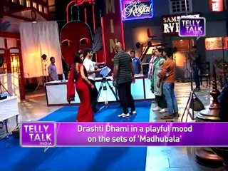Madhubala - Ek Ishq Ek Junoon : Madhu aka Drasthi Dhami in a playful mood on the set