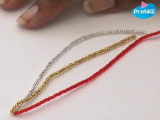 ¿Cómo hacer una pulsera trenzada con perlas?