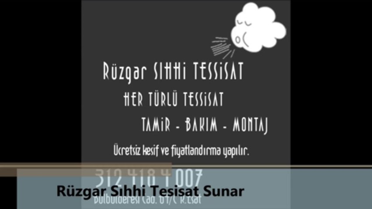 ÇANKAYA SIHHİ TESİSATÇI  0312 418 4 007 TESİSAT DEKORASYON ANKARA