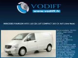 VODIFF : MERCEDES OCCASION ALSACE : MERCEDES FOURGON VITO 116 CDI 2.8T COMPACT 163 CV AUT.(1ère Main)